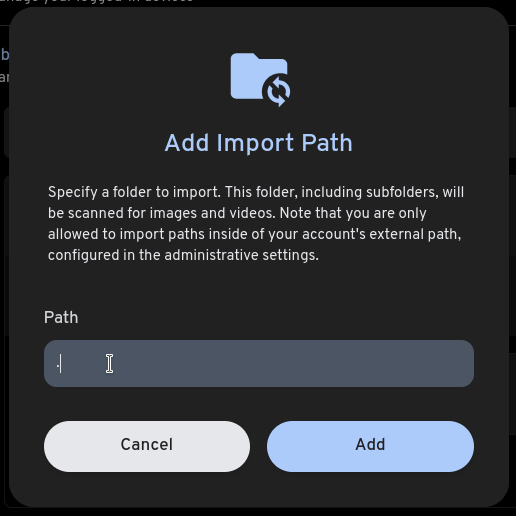 Add Path field